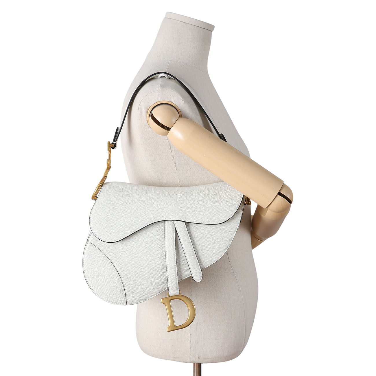 CHRISTIAN DIOR(USED)크리스찬디올 레더 새들백 & 스트랩